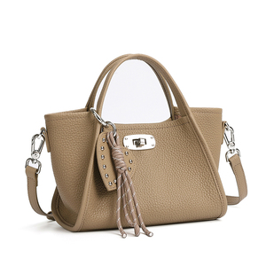 OEM Usine Gros Haute Qualité Cuir Véritable Femme Sac à Main Motif Litchi Classique Artisanat Haut de Gamme Sac d'Épaule - Product Image 1