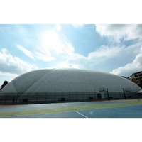 Haute Qualité PVC Pvdf Enduit Polyester Usine En Gros Bâtiment Industriel Gonflable Air Dôme Architecture Membrane Structure