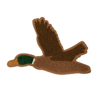 Patch en chenille personnalisé à coudre ou thermocollant, motif canard sauvage et oie sauvage, appliques décoratives DIY pour jeans, vestes, vêtements, sacs à dos