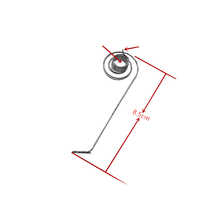 Pièces détachées pour métier à tisser à ruban, ressort de trame, épaisseur 0,7 mm/0,8 mm, pour machines textiles de tissage, pour métier à tisser 4-70 2-110 8-30