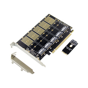 Wintek PCI giao diện nhanh thẻ M2 B Key 5-ports <span class=keywords><strong>Adapter</strong></span> mảng thẻ với cho đầu ra jmb585 chip trong kho - Product Image 6