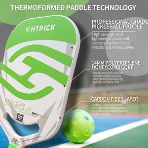 Paleta de Pickleball Aprobada por USAPA, Grafito, Fibra de Carbono, Núcleo de Panal, 14mm, Alargada, Estándar - Product Image 2