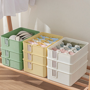 Clothing Organizer <b>Storage</b> <b>Box</b> Rectangle Plastic With Lid For Wardrobe <b>Drawer</b> Style Underwear Clothes Organizers - Product Image 3