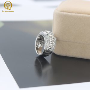 Custom Lab Diamond <b>Men</b> <b>Ring</b> with Gold or Platinum VVS1 D Color Diamond IGI Certificate Lab Grown Diamond Jewelry - Product Image 4