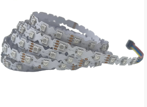 Tira de Luces <span class=keywords><strong>LED</strong></span> <span class=keywords><strong>WS2815</strong></span> de 12V, 60 <span class=keywords><strong>LED</strong></span>/m, Tipo Zigzag en Forma de S, 60 <span class=keywords><strong>LED</strong></span>/m, IP20, Tira de Luces <span class=keywords><strong>LED</strong></span> <span class=keywords><strong>WS2815</strong></span> de 12V, Buen Precio - Product Image 4