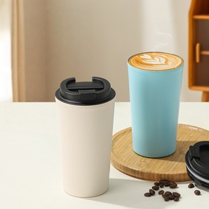 Tasse à café écologique en acier inoxydable 500 de qualité alimentaire de 304 ml avec isolation thermique de 6 à 12 heures pour le bureau et les voyages - Product Image 2