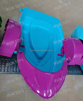 Enfants équitation bateau à aubes gonflable/voiture tamponneuse pour lacs et rivières équipement de parc aquatique accessoires de piscine pour le divertissement des enfants