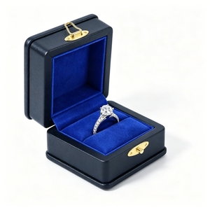 Superior Faux Leather <b>Ring</b> <b>Box</b> Manufacturer Bulk OEM ODM Hinged Jewelry Packaging <b>Box</b> Factory Direct for Global Jewelry Vendors - Product Image 3