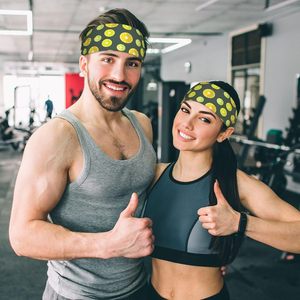 Custom Logo Sports Headband Yoga Sweatband Unisex Fitness Headband Elastic Headscarf Ethnic Style <b>Hair</b> Accessories - Product Image 5
