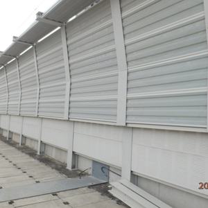 Clôture acoustique extérieure commerciale Murs <span class=keywords><strong>de</strong></span> barrière acoustique à micropores pour la réduction du bruit en PVC acrylique Installations distribuées - Product Image 6