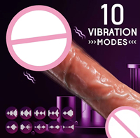 YAQU Großhandel Hochwertiger Fernbedienungs-Silikon-Dildo-Vibrator, Realistischer Riesendildo für Lust