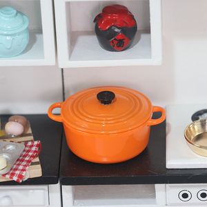 Juego de Cocina en Miniatura con Olla de Sopa de Metal, Adorno para Casa de Muñecas, Juguetes para Casa de Juegos - Product Image 4