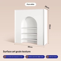 Meuble d'appoint décoratif de style français pour salon commercial avec foyer, idéal pour salon de beauté ou mur d'arrière-plan pour diffusion en direct