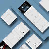Panel Inteligente Tuya Zigbee para Control Central de Interruptores Inteligentes, Control Remoto por Voz, Compatible con WiFi