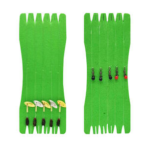 Vente chaude <span class=keywords><strong>Spinner</strong></span> <span class=keywords><strong>Rig</strong></span> Attaché Les Fils 3 #4 #5 #14 #16 #18 # Or Manches Crochet 5-pack De Pêche Rigs - Product Image 4