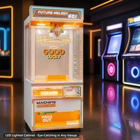 LECHUANG Borne d'arcade à monnayeur avec distributeur de capsules et joystick, pour centre commercial et centre de loisirs