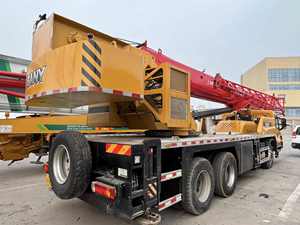 Grue sur chenilles d'occasion SANY STC250C5 25 tonnes certifiée pour la construction, haute qualité, avec moteur, boîte de vitesses, pompe et PLC - Product Image 4