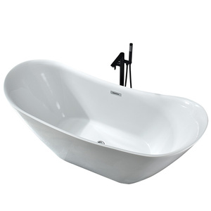 Nueva bañera acrílica <span class=keywords><strong>1</strong></span>,4-<span class=keywords><strong>1</strong></span>,8 M hogar adulto pequeño apartamento baño independiente bañera ingeniería baño bañera apilable gabinete - Product Image 2