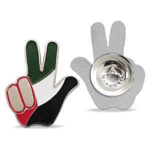 Stock prêt Badges en émail métallique du jour du drapeau des Émirats arabes unis Épinglettes commémoratives du 3 novembre avec dos magnétique pour le souvenir d'événement de célébration nationale - Product Image 3