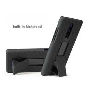 Étuis de téléphone avec béquille pour <span class=keywords><strong>OnePlus</strong></span> 6 7 8 9 <span class=keywords><strong>Pro</strong></span>, en TPU et PC, robustes, avec clip de ceinture rotatif - Product Image 2