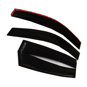 Accessoires de voiture Pare-pluie pare-brise déflecteur de <span class=keywords><strong>vent</strong></span> porte voiture pare-soleil chromé pour Jeep Liberty (KJ) 2002-2005 - Product Image 2