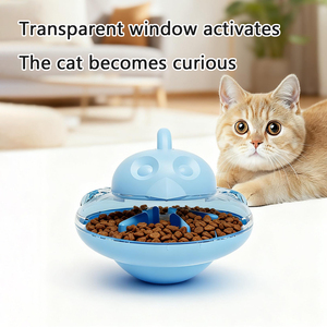 Balle interactive intelligente en silicone écologique pour chat, activée par le mouvement, avec clochette et queue, couleur personnalisable - Product Image 4