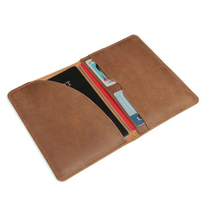 Funda para Pasaporte de Cuero Crazy Horse, Funda Multifuncional para Documentos, Protector de Pasaporte de Viaje - Product Image 5