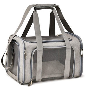 Bolsa de Transporte para Mascotas de Lujo, Portátil, Aprobada por Aerolíneas, Transpirable, de Poliéster, para Perros y Gatos Pequeños, Gran Venta - Product Image 2