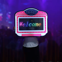 Présentoir de Bouteilles LED Numérique Lumineux pour Club, Panneau d'Affichage Lumineux Personnalisé avec Logo pour Boîte de Nuit