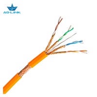 Kabel Komunikasi kinerja tinggi 1000ft Rj45 305m kabel jaringan LAN kepang pabrik layanan kucing 7