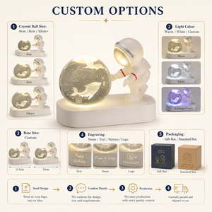 Bola de Cristal <span class=keywords><strong>3D</strong></span> Premium al por Mayor, <span class=keywords><strong>Globo</strong></span> <span class=keywords><strong>Terráqueo</strong></span> Artístico OEM con Grabado Láser, Lámpara Nocturna LED para Dormitorio, Escritorio, Decoración Moderna para Regalo - Product Image 4