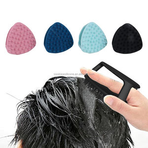 Spazzola per barba in Silicone di vendita calda e doccia per la pulizia confortevole e doppio uso capelli puliti e barba e pelle - Product Image 3