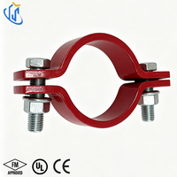 Collier de serrage pour tuyau en acier au carbone galvanisé UTT60 pour installation industrielle, certifié UL FM CE