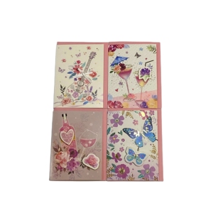 Bán buôn sinh nhật gấp thiệp chúc mừng giấy với envolpe Cảm ơn bạn thẻ tùy chỉnh với logo mini làm bằng tay Thiệp mời - Product Image 5