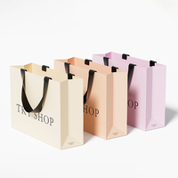 Custom Luxury Eco-Friendly Recyclable Paperboard Gift Boxes for Clothing & Shoes with Flexiloop Handle and Custom Logo