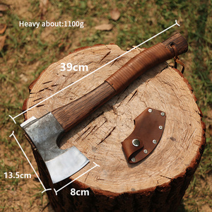 Hache de chasse tactique industrielle OEM Vast State en acier 65, lame de 8 cm, manche en <span class=keywords><strong>bois</strong></span>, hache de survie <span class=keywords><strong>pour</strong></span> la vente en gros - Product Image 3