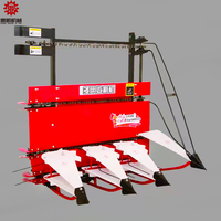 Mini Cosechadora Montada en Tractor, Segadora de Arroz y Trigo, Implemento Agrícola Multifuncional, Cortadora-Formadora de Hileras, Cosechadora de Paja de Maíz
