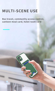 Silicone Peau fente pour carte de crédit Hybride <span class=keywords><strong>portable</strong></span> Paquet étui De Protection Antichoc Couverture De Téléphone <span class=keywords><strong>portable</strong></span> pour <span class=keywords><strong>iphone</strong></span> 12 - Product Image 5
