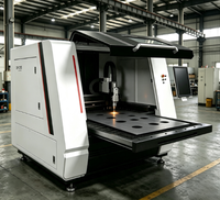Máquina de Corte Láser de Fibra Totalmente Cerrada DF1313, Cortadora CNC de Metal para Procesamiento de Chapas de Acero Inoxidable y Acero al Carbono de Tamaño Pequeño