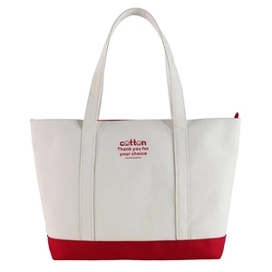 Bolsas de Lona Resistentes Reutilizables de 20L con Bolsillo Interior, Diseño de Letras y Doble Asa para la Playa, Viajes y Picnic - Product Image 6