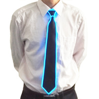 Cravate LED Lumineuse pour Hommes – Accessoire de Fête, Cravate Néon Lumineuse Clignotante, Cravate qui Brille dans le Noir pour Carnaval et Mariage