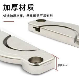 Zinc Alloy Desktop Connector Silver Furniture <b>Lock</b> Easy Installation For Table Top Splicing Accessories - Product Image 4