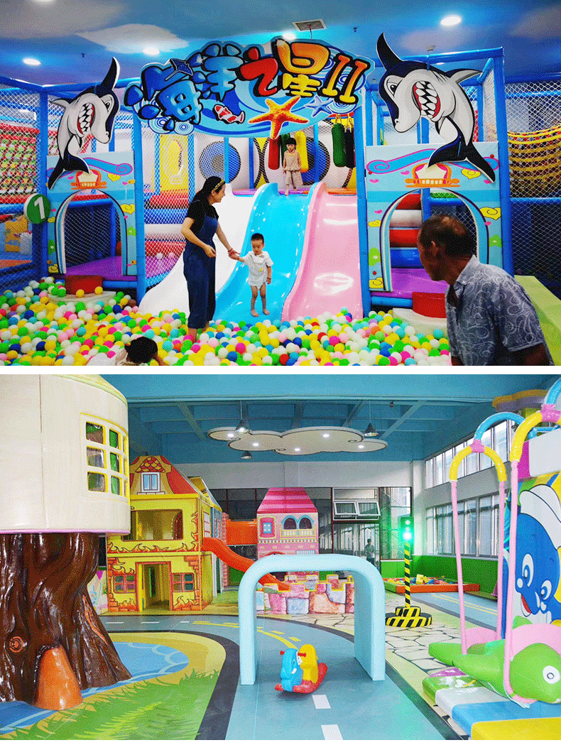 Customized Durable Colorful Children Play Game Equipment Indoor Playground Overall playground customization
