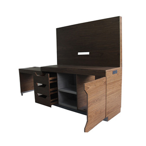 Gỗ Hiện Đại Áp Lực Cao Laminate Top Với Veneer Nội Thất Hampton Inn Tv Đơn Vị Nội Thất Bằng Gỗ TV Đứng Phòng Khách - Product Image 3