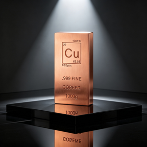 แท่งทองแดงสะสมสำหรับนักสะสม น้ำหนัก 1000 กรัม ความบริสุทธิ์ 99.9% - Product Image 1