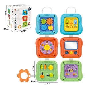 New Montessori Busy Board Baby <strong>Travel</strong> Sensory <strong>Toy</strong> Portable 6 in <strong>1</strong> Multi-functional Activity Cube Educational <strong>Toy</strong> <strong>for</strong> <strong>1</strong> <strong>Year</strong> <strong>Old</strong> - Product Image 5