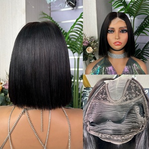 2x6 SDD <b>Bob</b> <b>Wig</b> 100% Human Hair Natural Color - Product Image 1