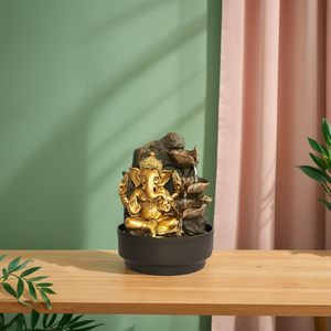 Resina decorazione per la casa croce europa Feng Shui pompa, trasformatore luce a LED per questa fontana da tavolo all'aperto fontana - Product Image 2