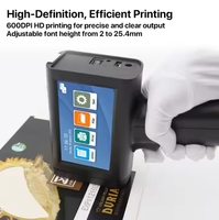 Imprimante portative M20 Mini CIJ TIJ Imprimante à jet d'encre Cartouche d'encre multicolore pour les lots de date effective Machine d'impression à jet d'encre