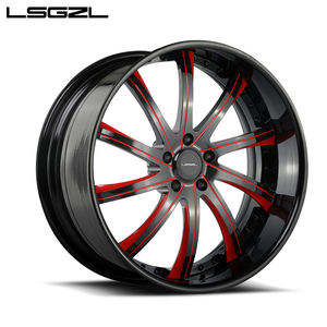 Jante de voiture personnalisée 17 18 19 20 21 22 28 pouces 17 pouces 5x120mm jantes en alliage étape lèvre T6061 jantes de voiture en alliage d'aluminium pour voiture de luxe - Product Image 4